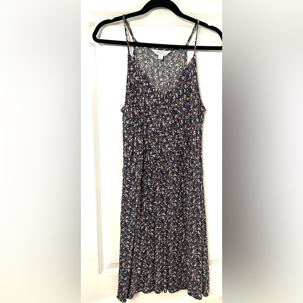 Market & Spruce White Cream Halter Sundress
